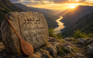 تصویرسازی مفهومی از پردیور، سرزمین مقدس یارسان در منطقه هورامان