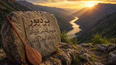 تصویرسازی مفهومی از پردیور، سرزمین مقدس یارسان در منطقه هورامان